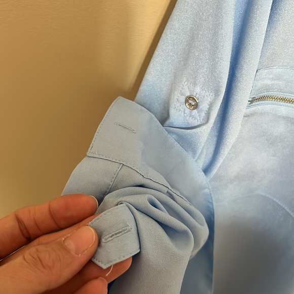 Stunning CK zip front pocket blouse - Picture 4 of 5